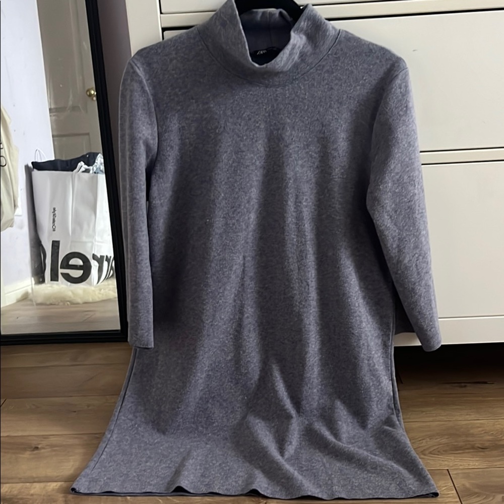 Zara Mock Neck Dress